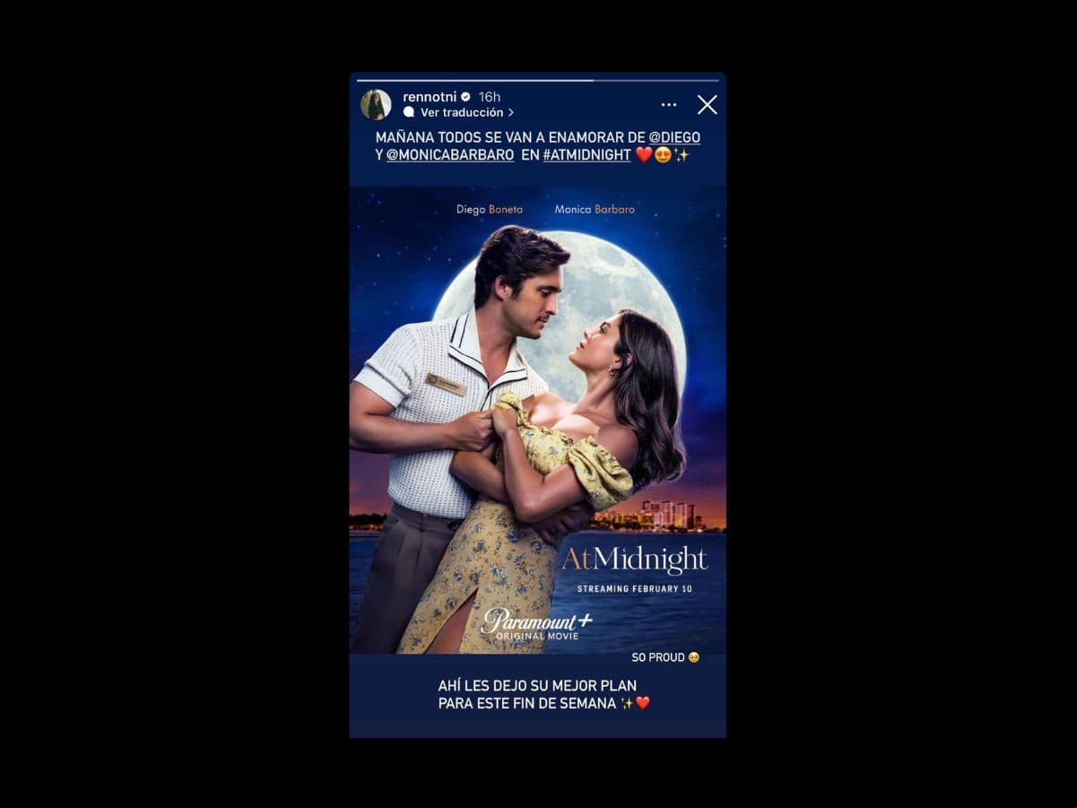 Renata Notni se deshace en halagos por trabajo de Diego Boneta.