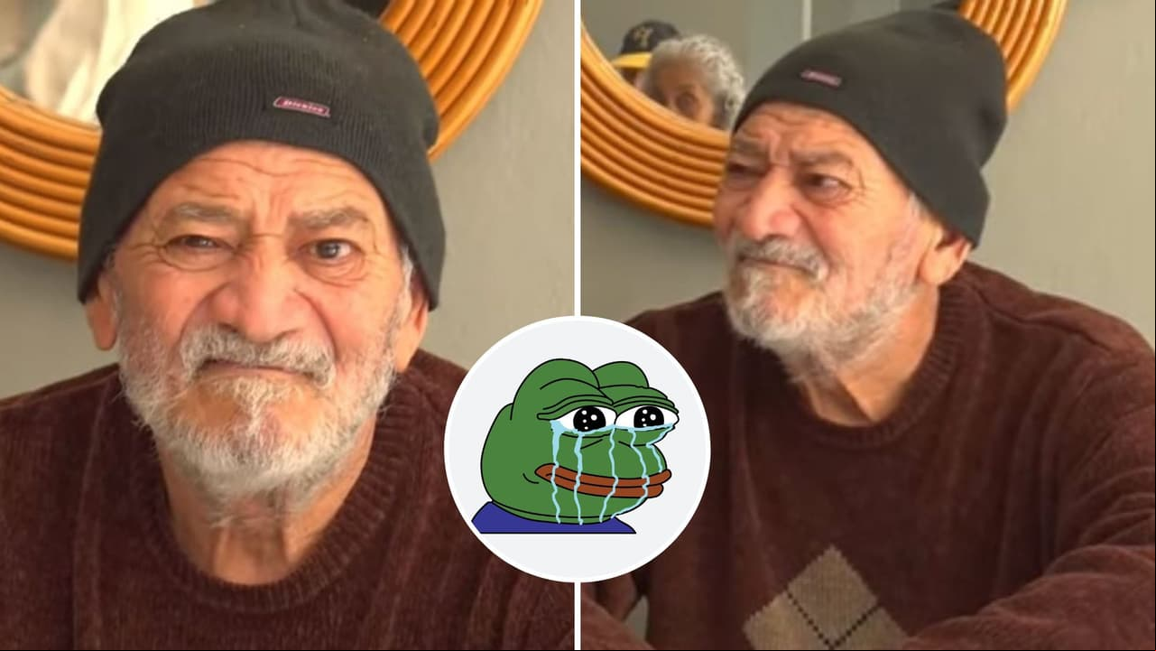 Abuelito en asilo suplica a sus hijos que lo visiten en Navidad y hace llorar a todos