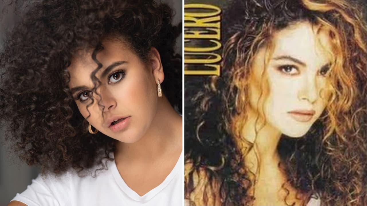 Lucerito presume parecido con su mamá.