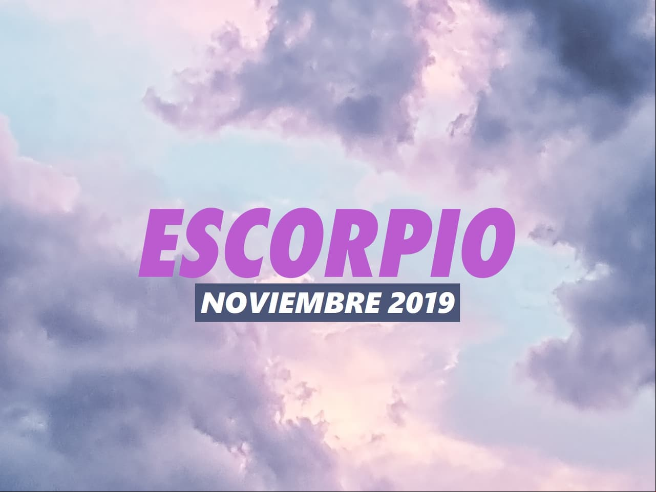 Horóscopo Escorpio: ¿cómo será noviembre para ti?