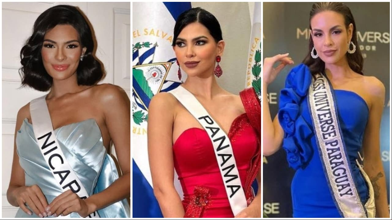 Sheynnis Palacios, Natasha Vargas y Elicena Andrada