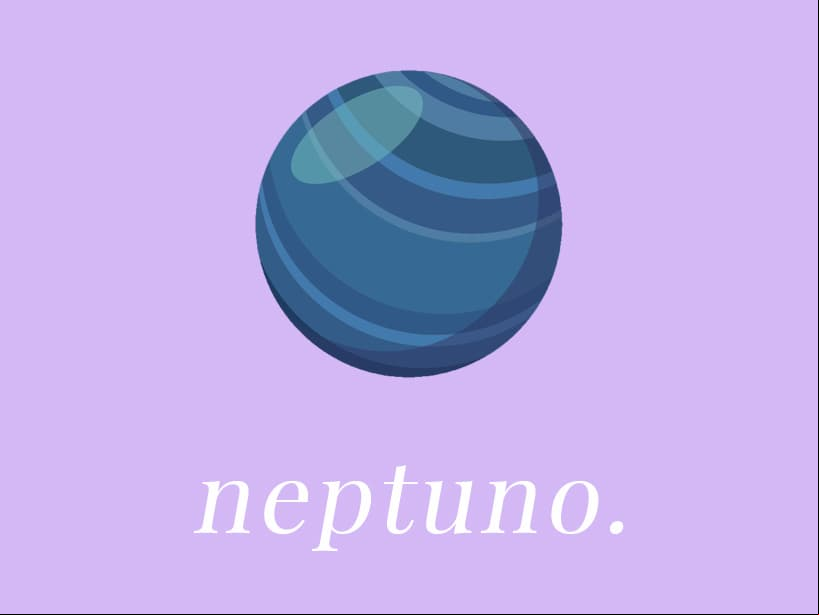 NEPTUNO: Neptuno representa los sueños y las creencias; en movimiento retrógrado provoca vivir en la fantasía y escapar de la realidad. Se postergan los anhelos y las necesidades personales.