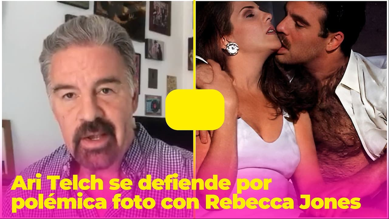 "Es un homenaje": Ari Telch responde a las críticas por foto con la que despidió a Rebecca Jones