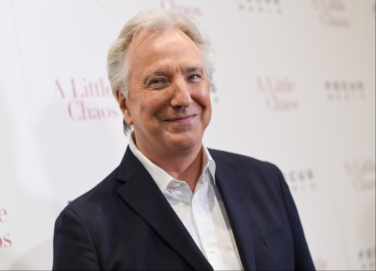 Alan Rickman en la premiere de 'A Little Chaos' en 2016