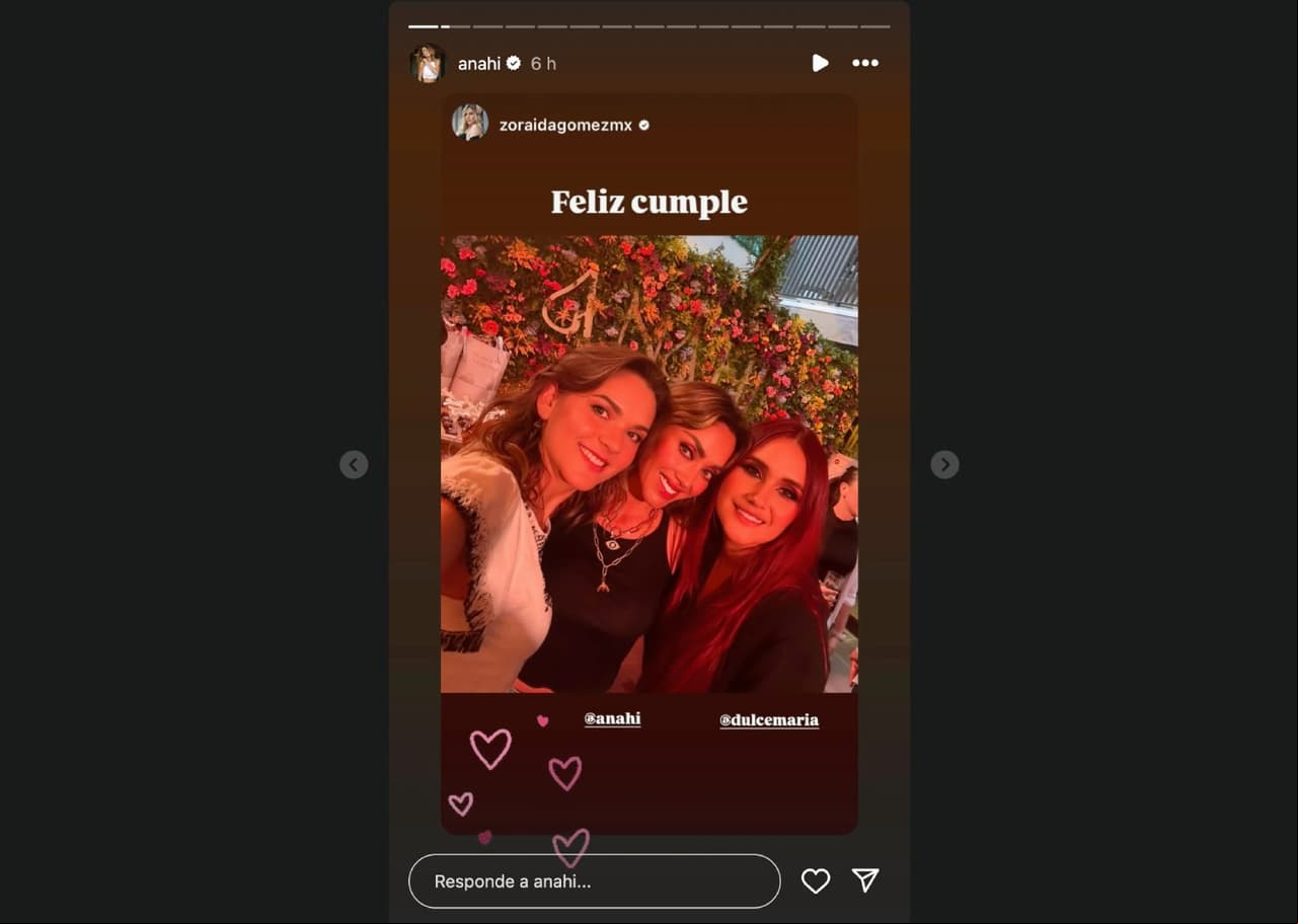 Anahí celebra su cumpleaños 42.