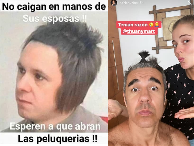 Adrián Uribe pasa la cuarentena con su novia Thuany Martins