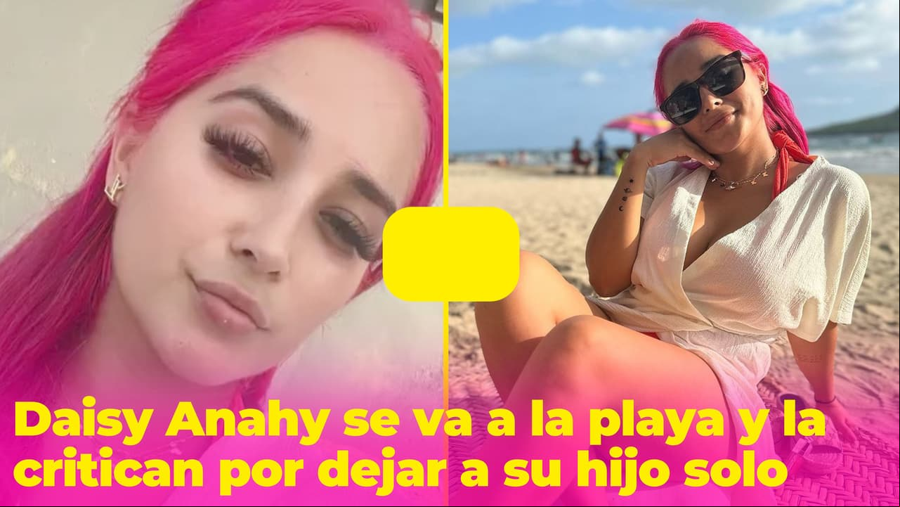 "Eres la peor madre": Daisy Anahy se va a la playa sin su hijo, le llueven críticas y se defiende