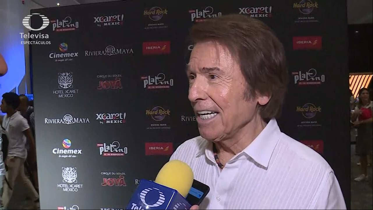 Raphael recibe el premio Platino de Honor