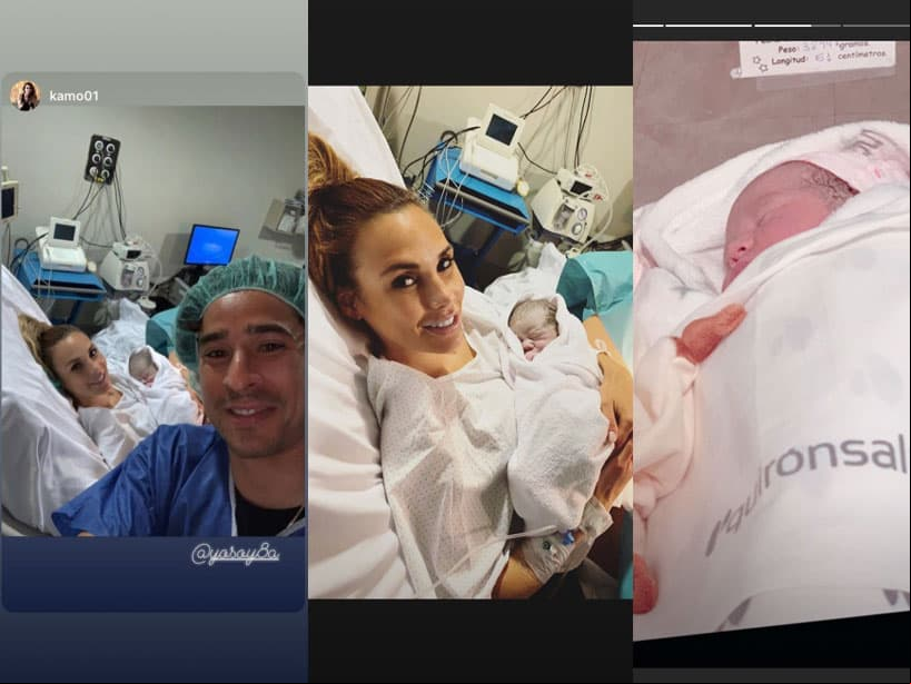 Guillermo Ochoa y su esposa Karla Mora compartieron las primeras imágenes de su hija recién nacida