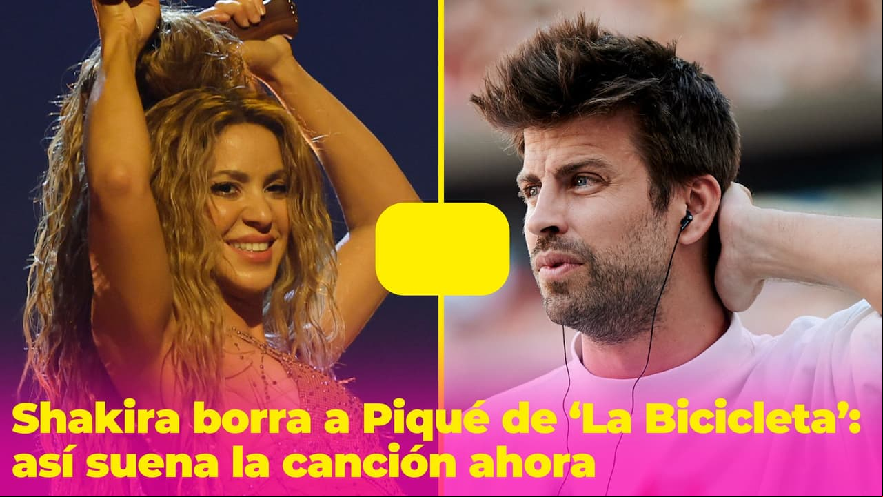 Shakira borra a Piqué de una de sus canciones: así le cambió la letra a 'La Bicicleta' en pleno show