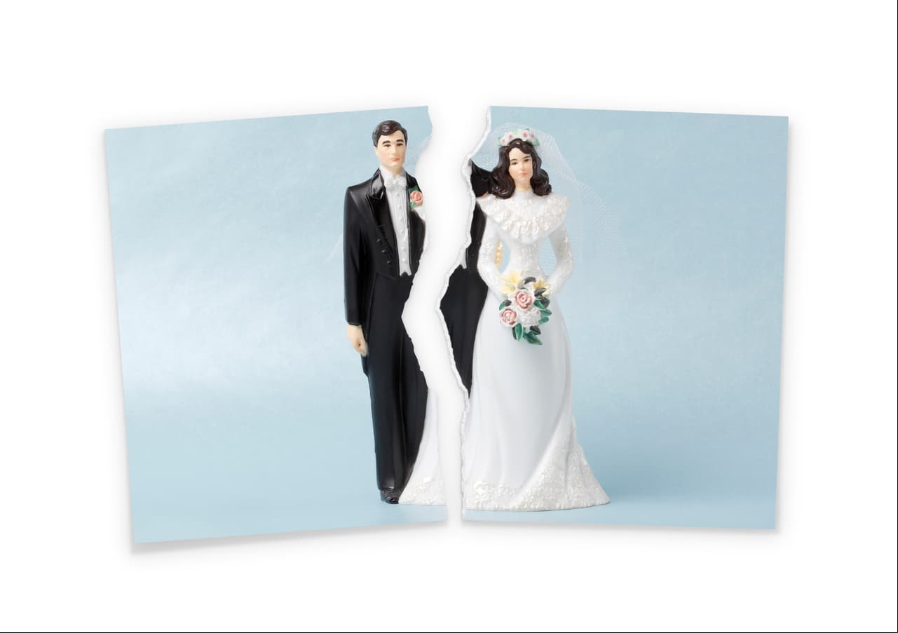 Mujer pide divorcio a su esposo a los 3 minutos de casarse