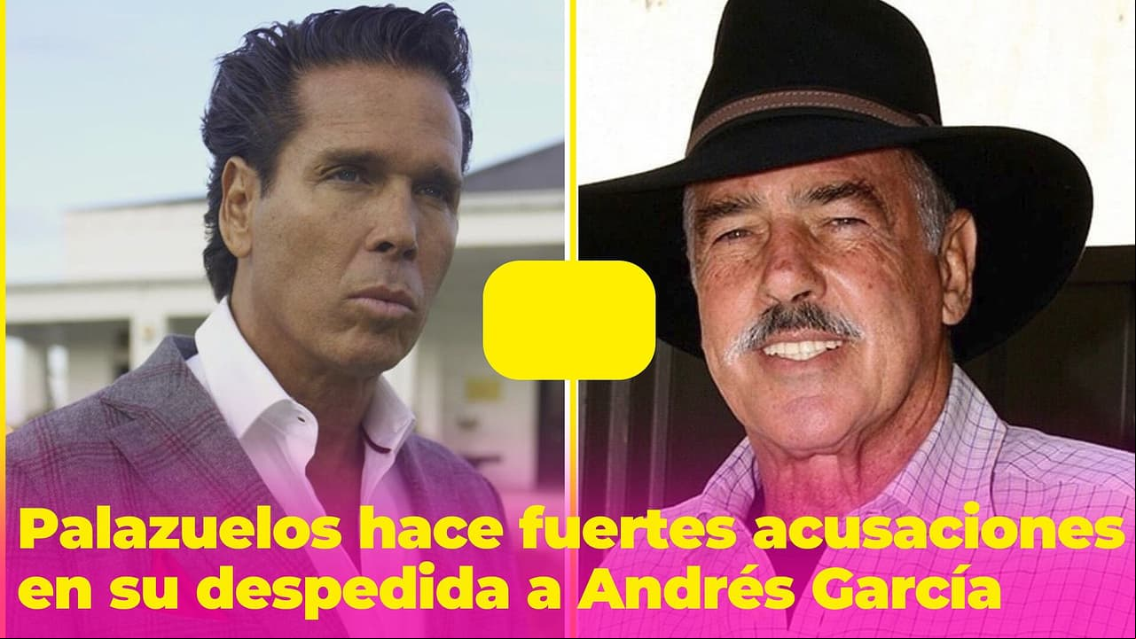Roberto Palazuelos lamenta la muerte de Andrés García, pero también lanza fuertes acusaciones