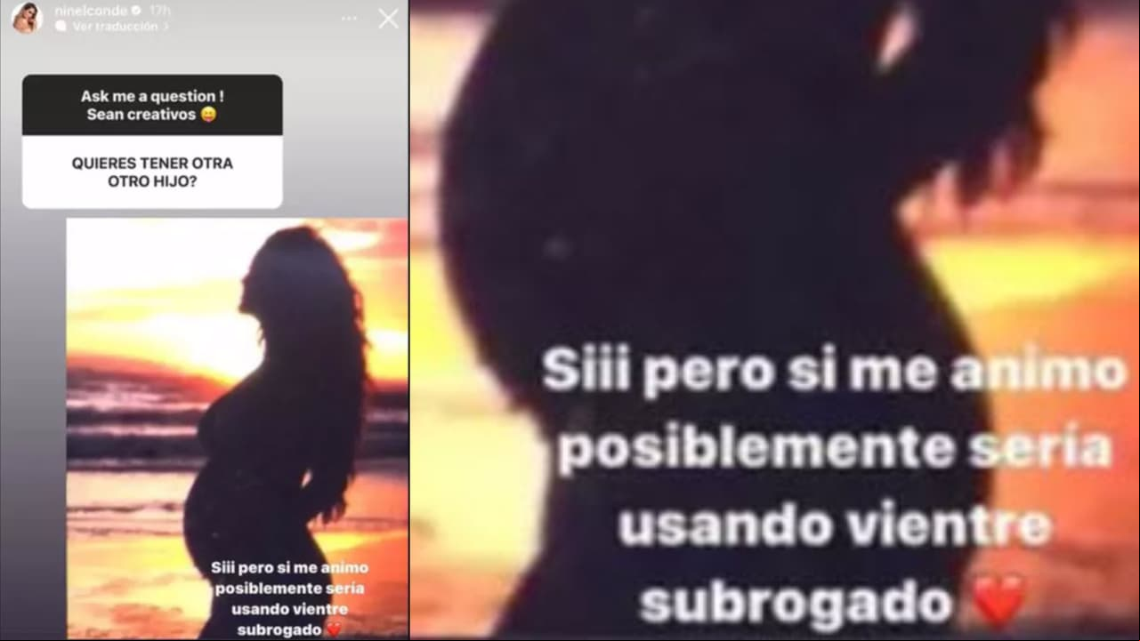 A finales de febrero pasado, Ninel Conde ya había dicho que sí quería volver a ser mamá y que, de serlo, sería por "vientre subrogado".