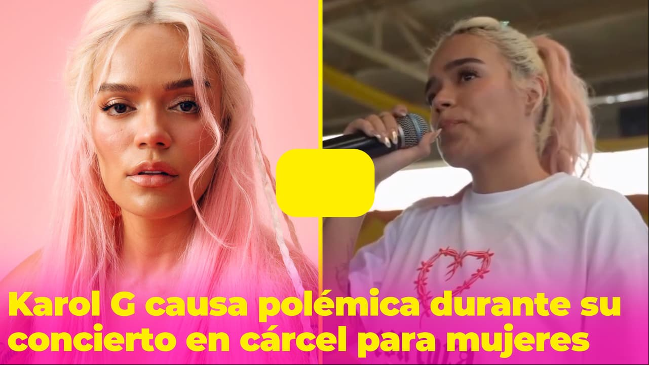 La frase de Karol G que causó polémica durante el concierto que dio en una cárcel de Colombia