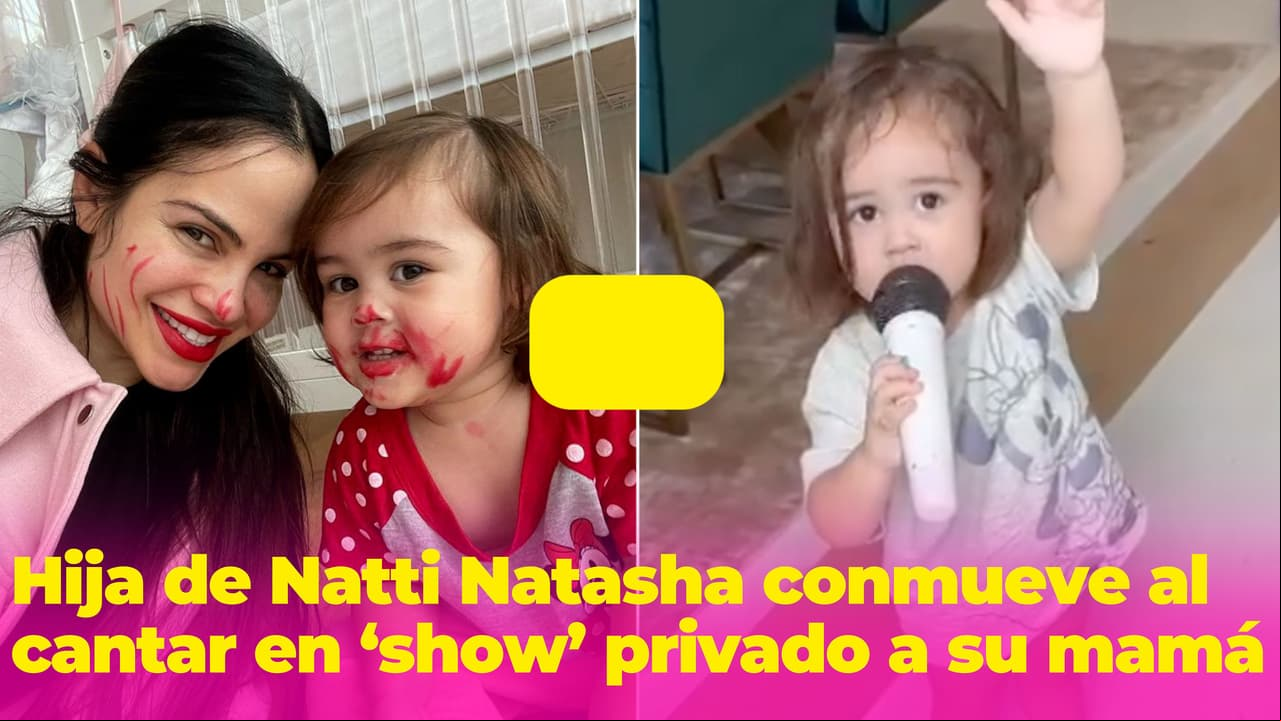Apenas tiene 2 años y la hija de Natti Natasha ya es cantante: así presumió su talento