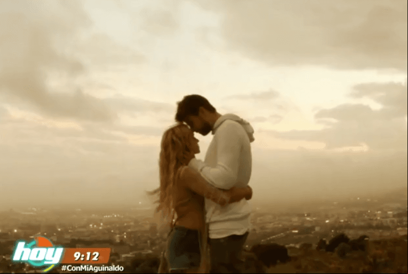 Así captaron a Shakira y Gerard Piqué