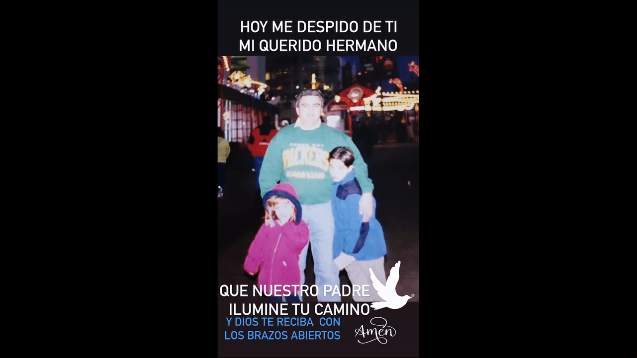 Marlene Favela le dijo adiós a su hermano, a quien le dedicó un desgarrador mensaje