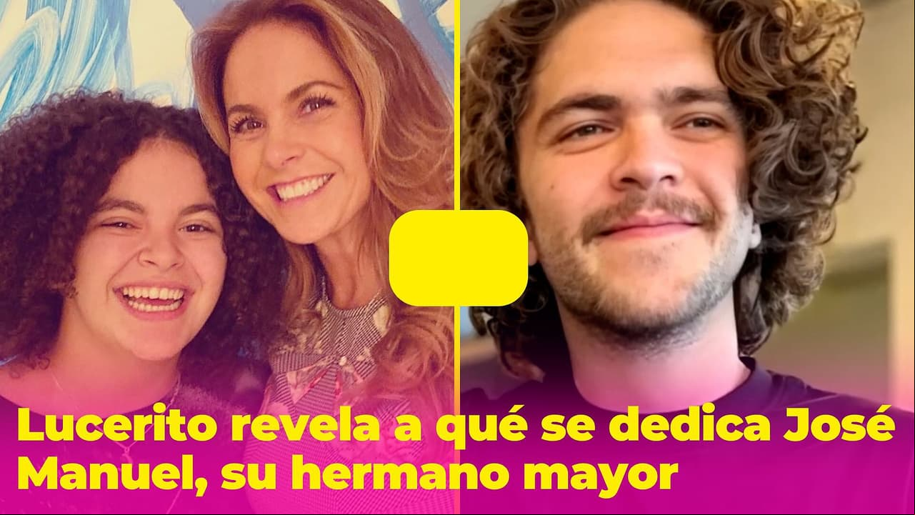 ¿El hijo mayor de Lucero y Mijares también se lanzará como cantante? Su hermana Lucerito respondió