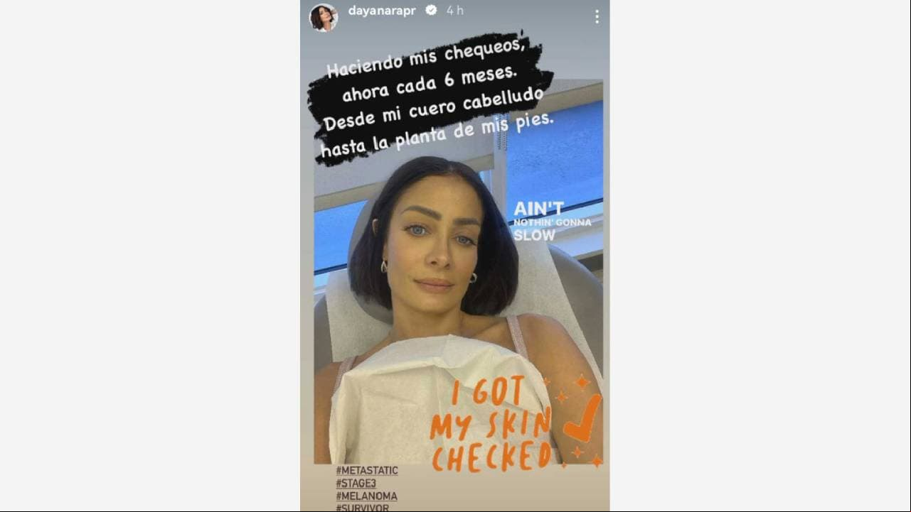Dayanara Torres en sus revisiones médicas