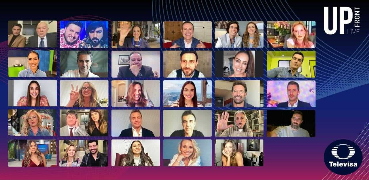 Grandes estrellas de Televisa se reunieron en el Up Front de la empresa