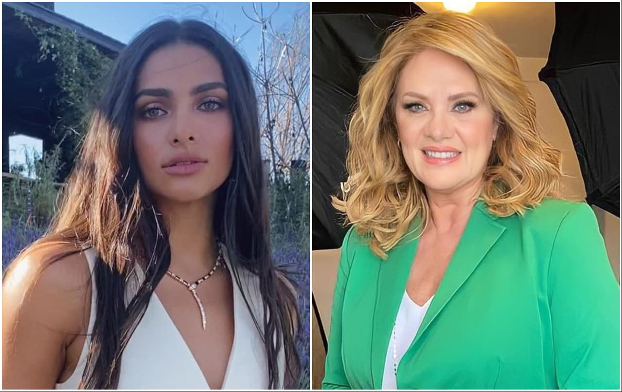 Renata Notni posa junto a Erika Buenfil en galáctico outfit