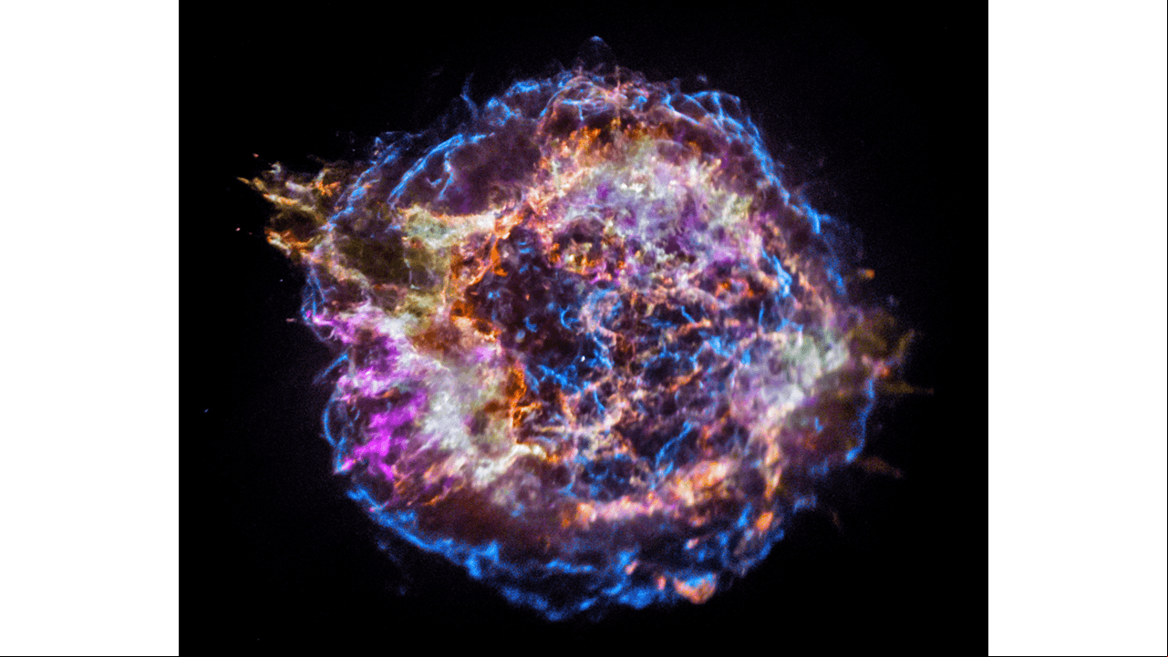 Casiopea A, el remanante más joven de una supernova en nuestra galaxia.