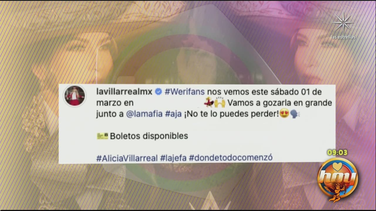 Este fue el anuncio que dio Alicia Villarreal tras contratar a abusador de su hija Melenie