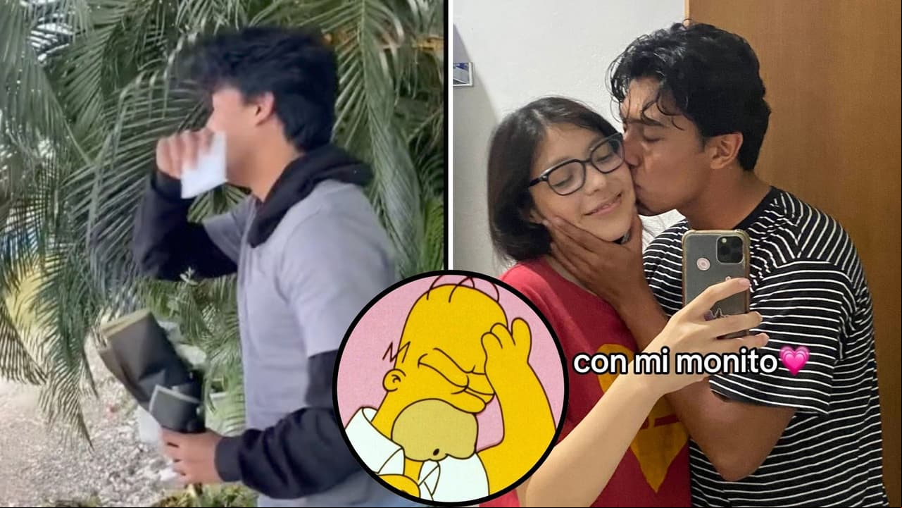 Joven sorprende a su novio preparando una romántica sorpresa, ¡con las manos en la masa! 