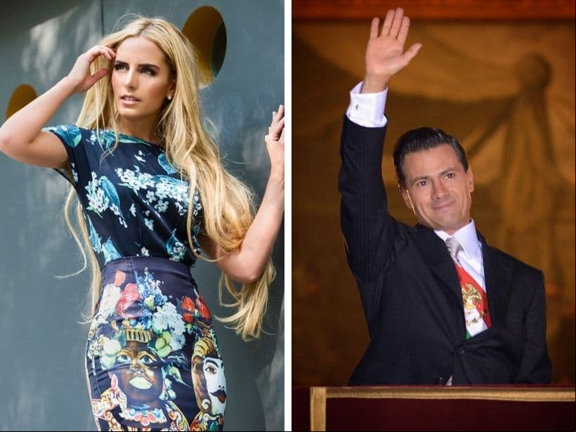 Incluso, la modelo ha dejado entrever la gran química que hay entre ellos en sus redes sociales. En mayo, por ejemplo, compartió una fotografía en la que aparece intercambiando miradas y sonrisas con el político mexicano, confirmando con su mensaje, el gran amor y iración que siente por él.