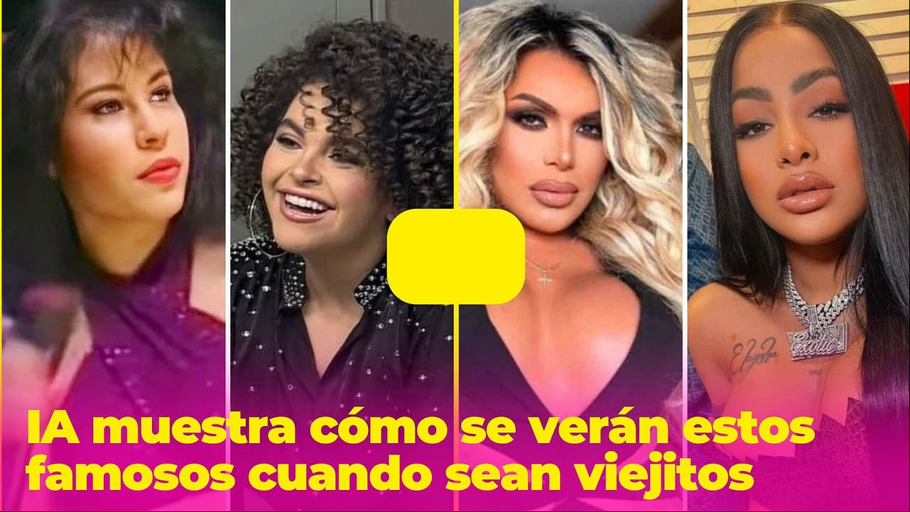 Inteligencia Artificial impacta al mostrar cómo se verán estos famosos cuando sean viejitos