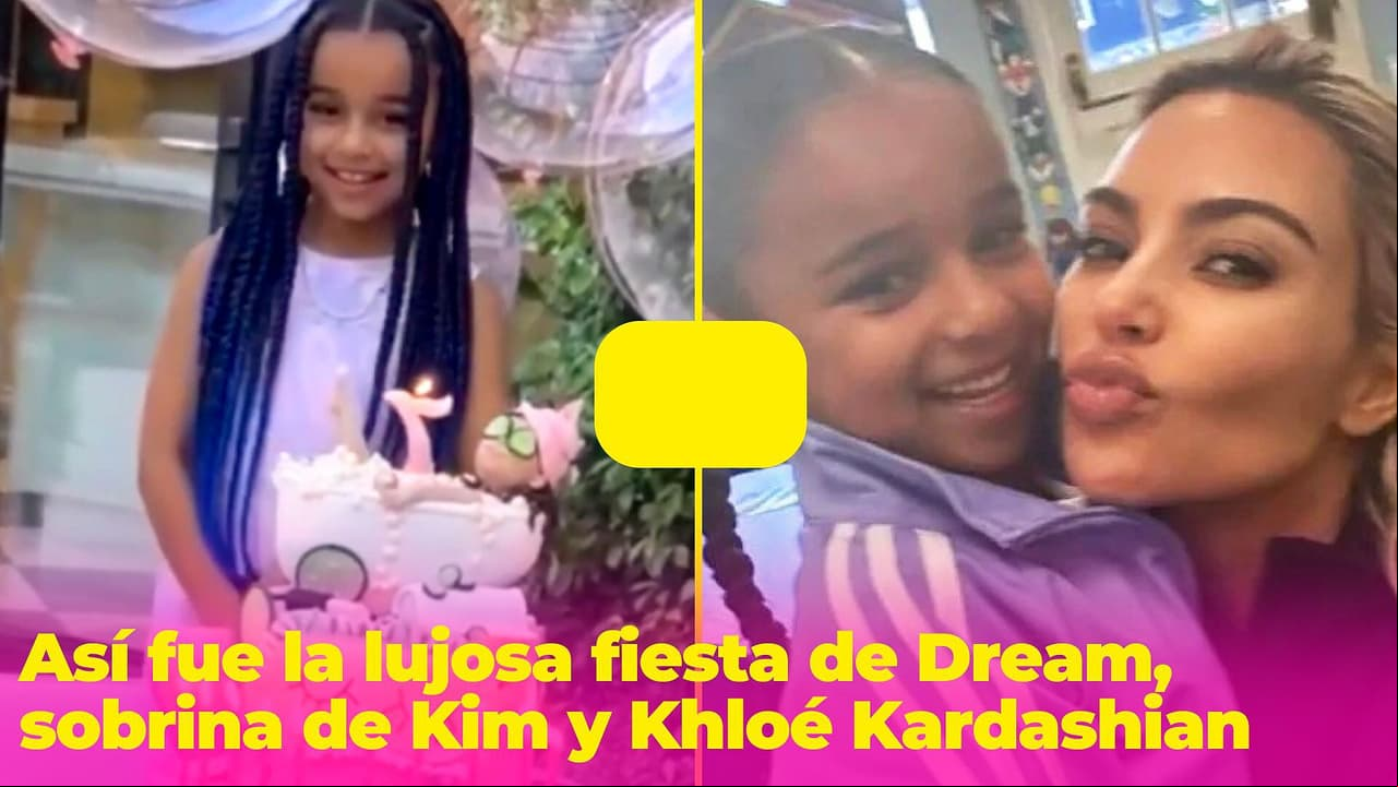 Kim y Khloé Kardashian organizan una súper fiesta para su sobrina: hubo toboganes, spa y más