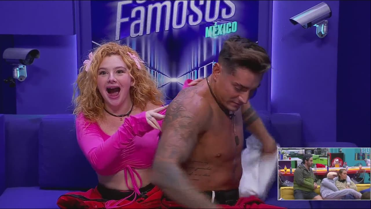 Briggitte Bozzo y Agustín Fernández se quitan la ropa