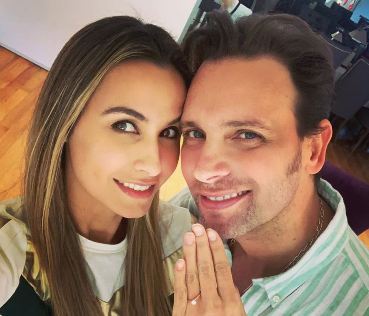 Odalys Ramírez se compromete con Patricio Borghetti: “Dije que sí”