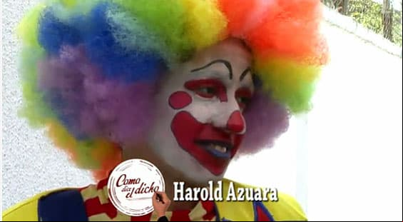 ENTREVISTA: ¡Harold Azuara se enamora disfrazado de payaso!
